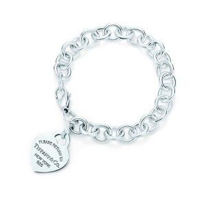 Tiffany & Co. Heart Charm Tag bracelet